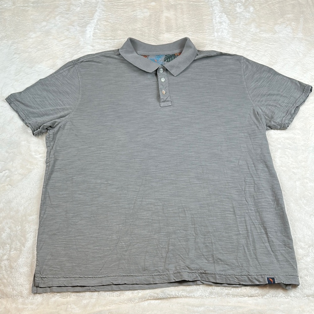 Margaritaville Charcoal Polo Shirt for Men